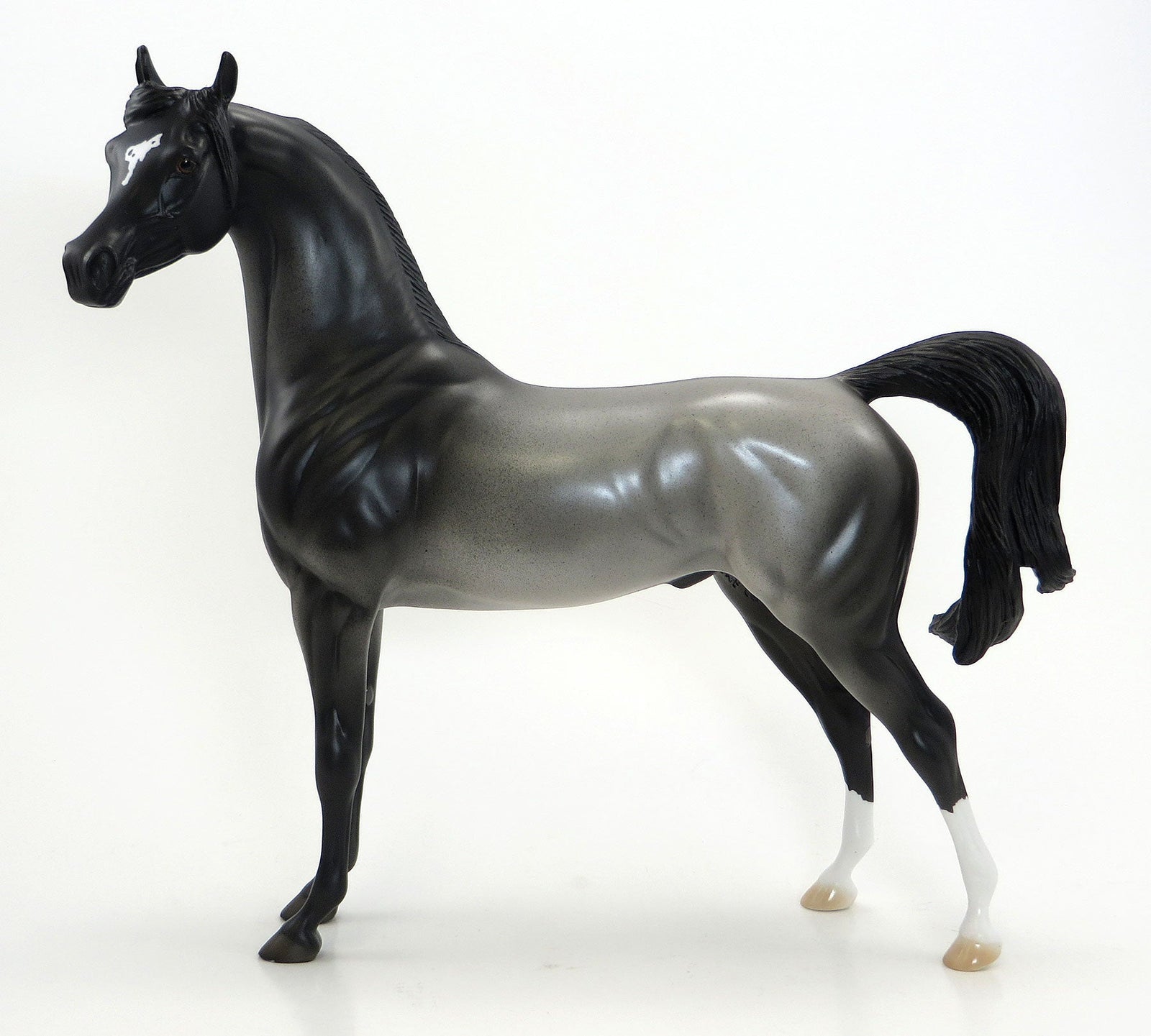 WALKING ON STILTS - OOAK Blue Roan Arabian 6/26