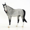 JUMBO - OOAK Grey W/Black Points Pebbles Arabian Model Horse - 6/26