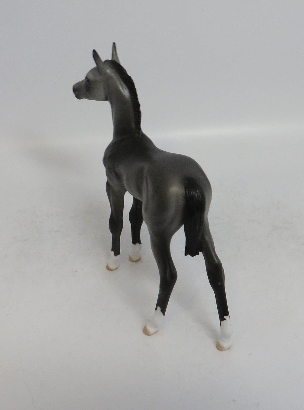 STORM CLOUD - OOAK GREY ARABIAN FOAL MODEL HORSE BY DAWN QUICK 4/4/2018