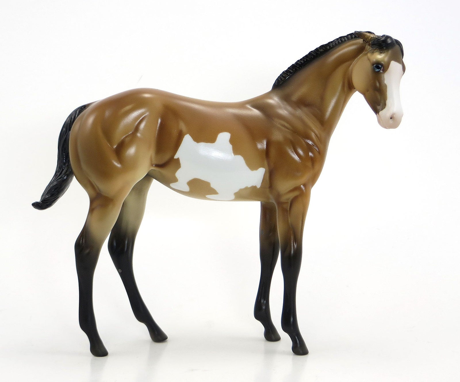 GROUCH BAG - OOAK Buckskin Pinto Weanling Model Horse - 6/26