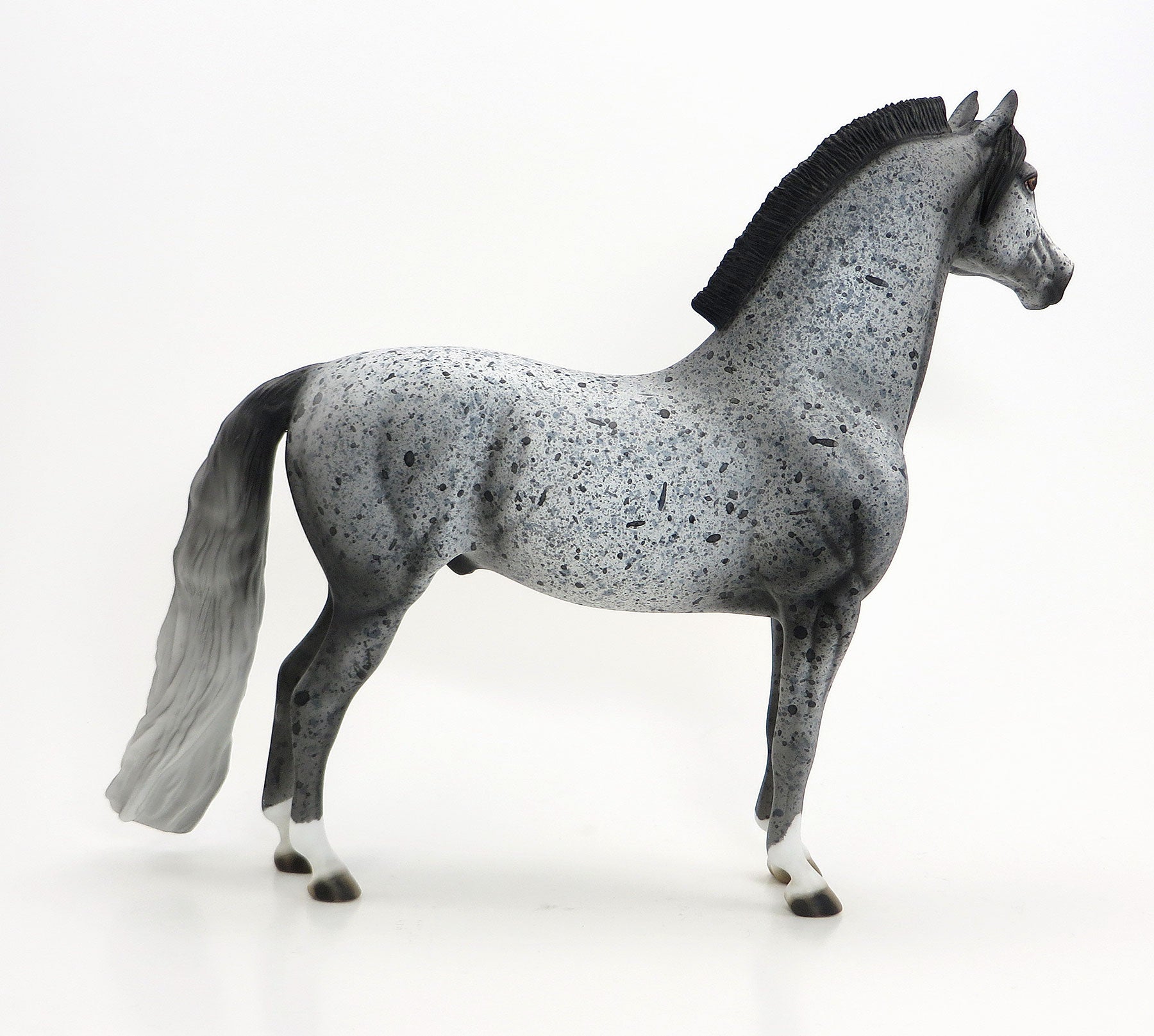 IRON JAW - OOAK Extreme Leopard Appaloosa Morgan Model Horse - 6/15