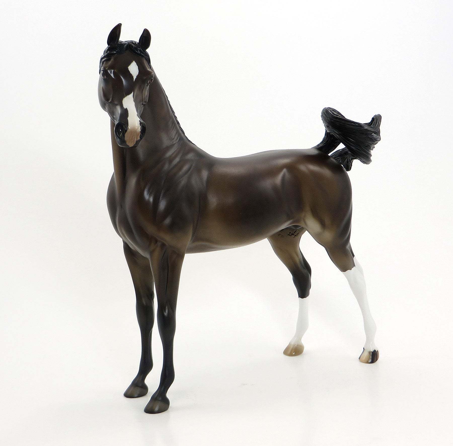 CLOWNEY - OOAK  Bay Appaloosa Arabian Model Horse - 6/26