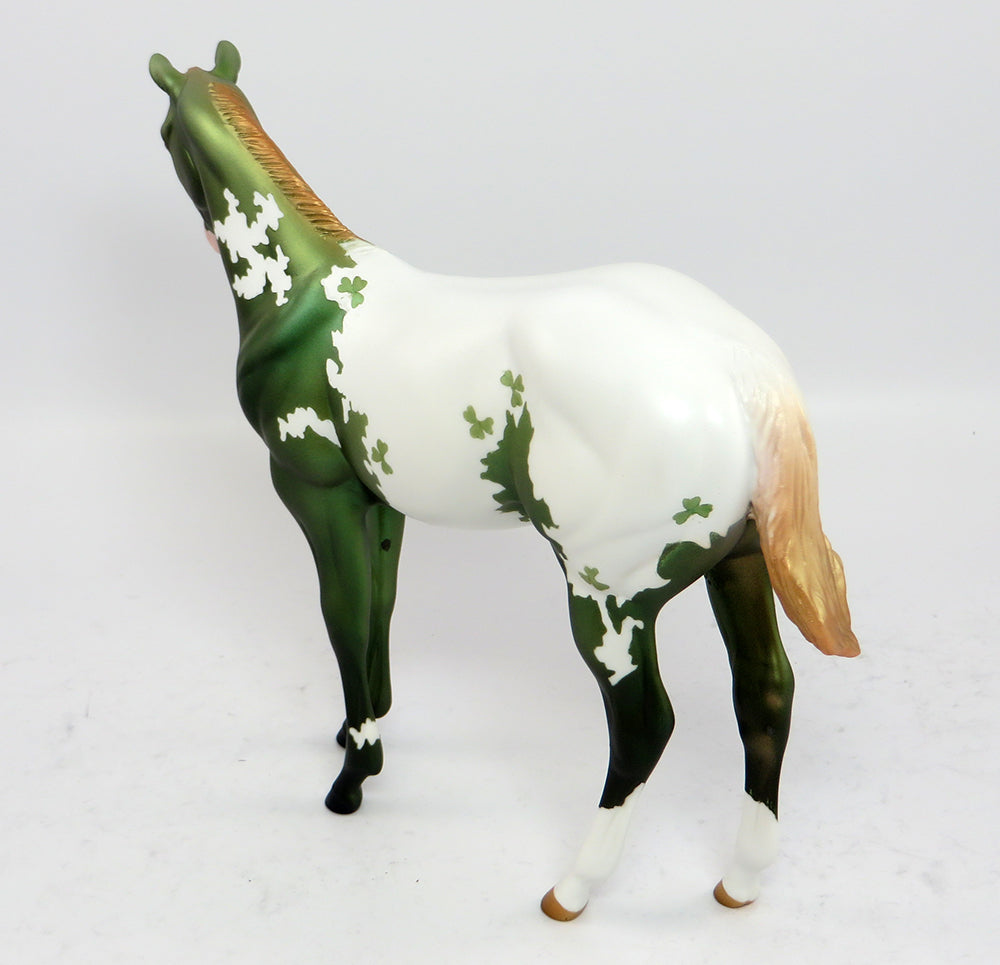 LARKEN-OOAK ST. PATRICK&#39;D DAY WEANLING MODEL HORSE 3/10