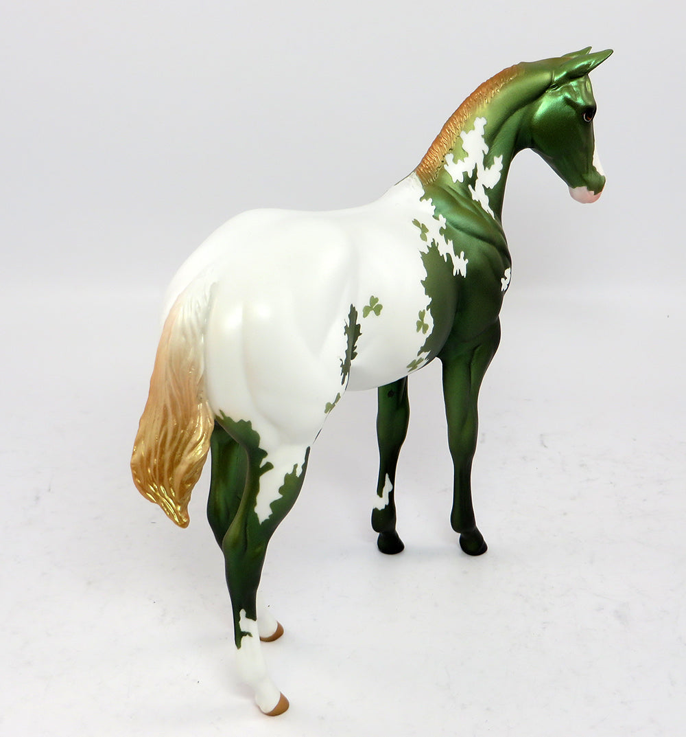LARKEN-OOAK ST. PATRICK&#39;D DAY WEANLING MODEL HORSE 3/10