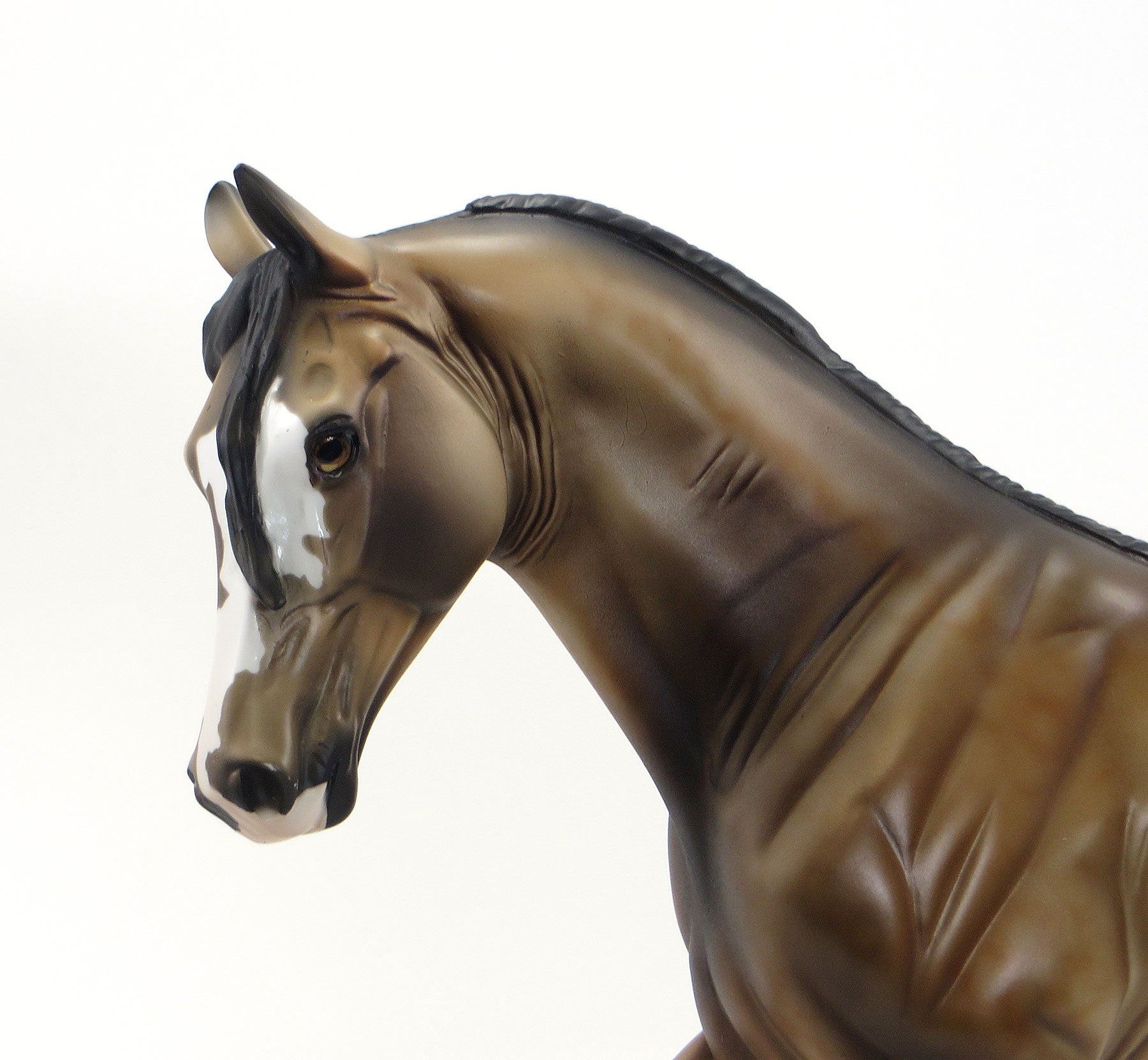 KA-BOOM - OOAK Dappled Sooty Buckskin Tennessee Walker Model Horse - 7/3