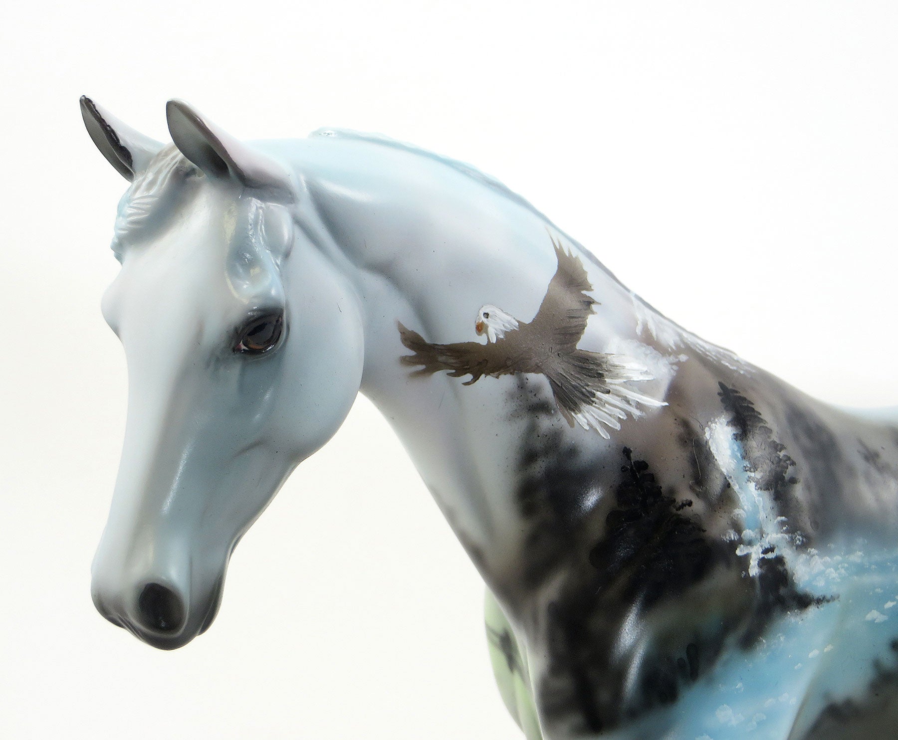 SPIRIT IN THE SKY - OOAK Extreme Custom Pony Mare with Flowers &amp; Ribbons - 7/3