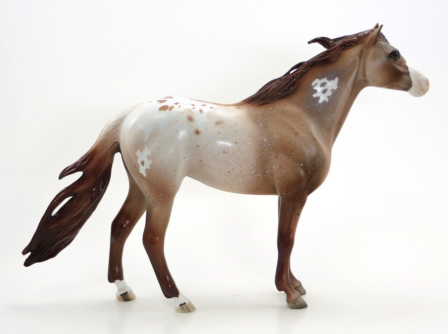 MY ALL AMERICAN GIRL - OOAK Chestnut Appaloosa Mustang - 7/3