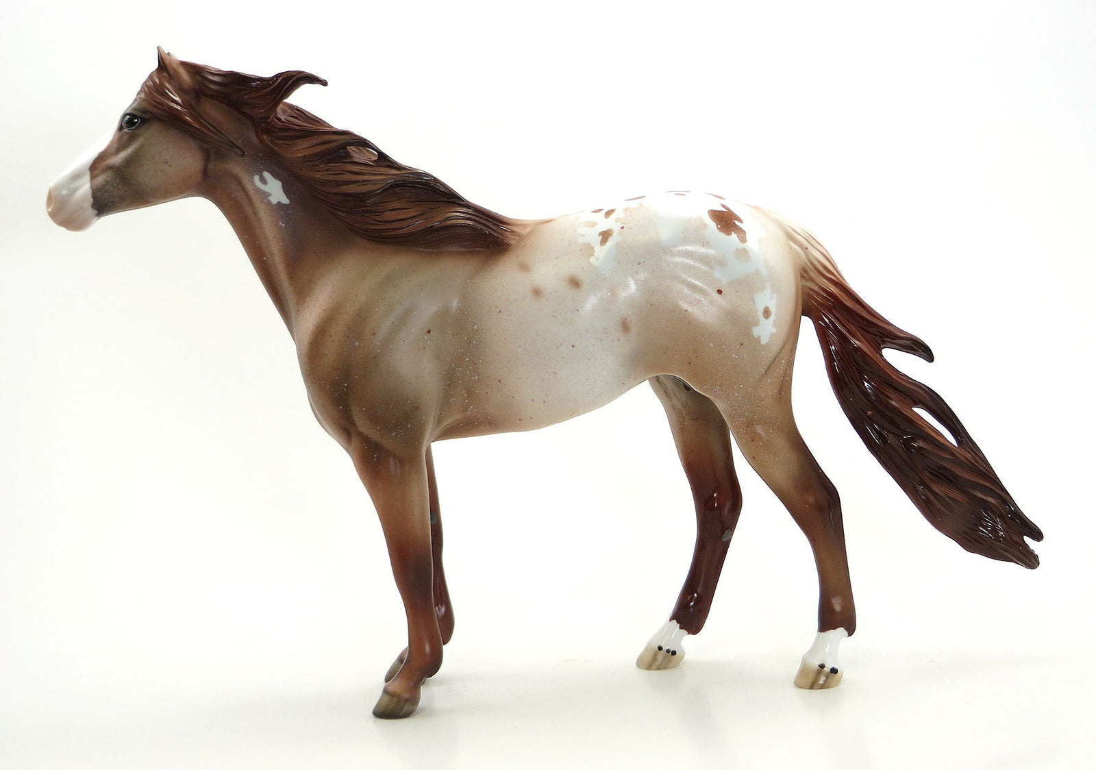 MY ALL AMERICAN GIRL - OOAK Chestnut Appaloosa Mustang - 7/3
