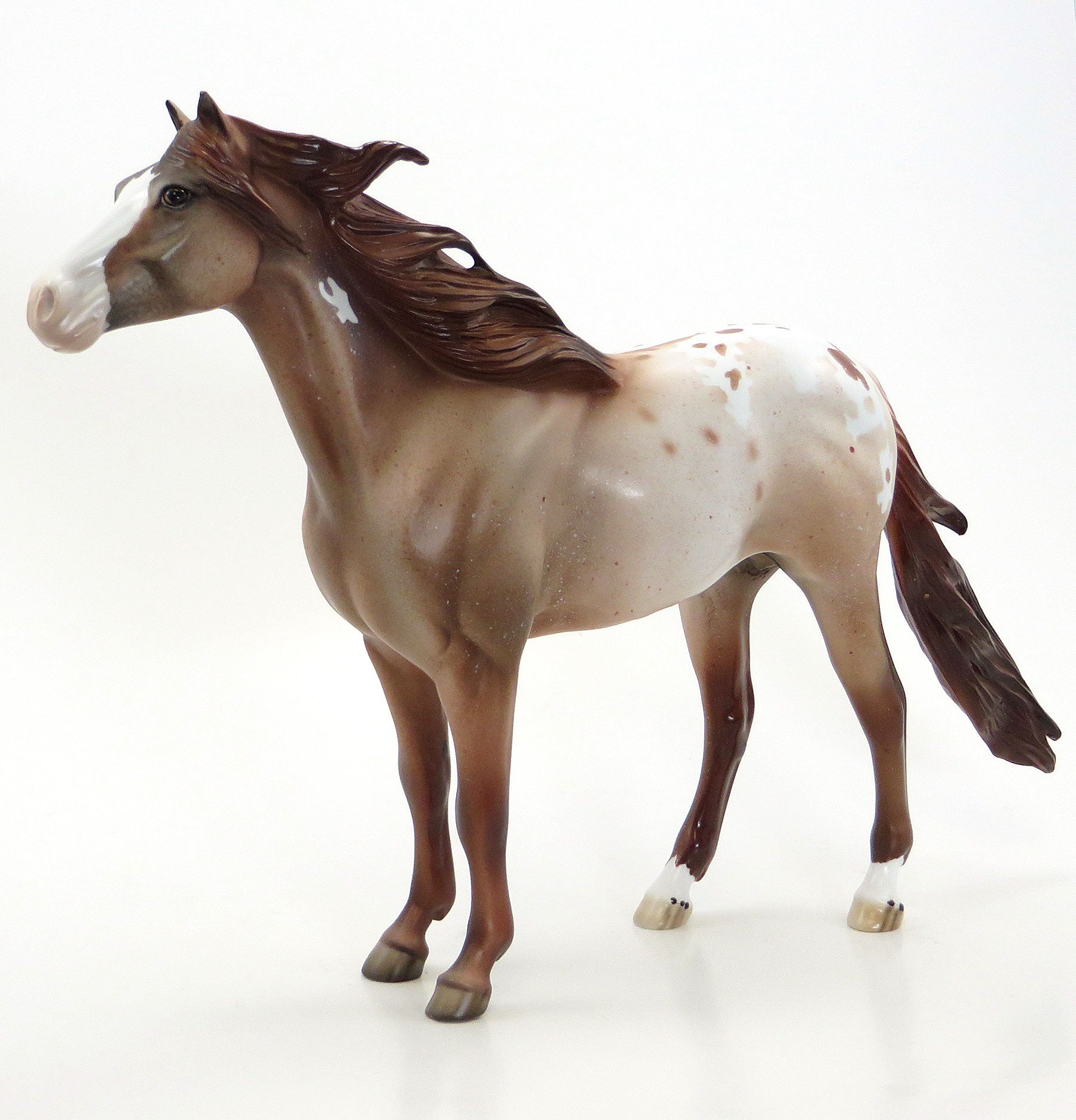 MY ALL AMERICAN GIRL - OOAK Chestnut Appaloosa Mustang - 7/3