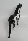 MAIDU - LE8 BLACK PINTALOOSA MUSTANG MODEL HORSE SHCF2018