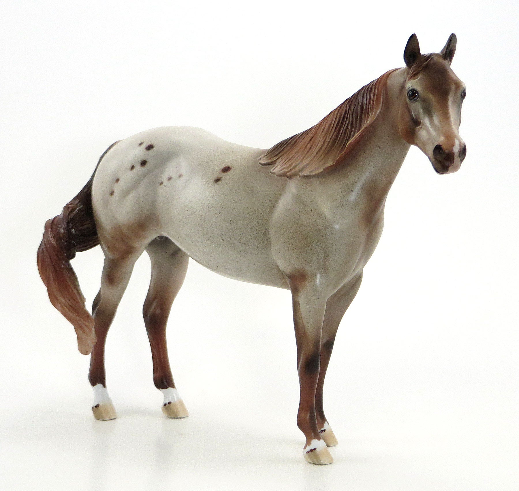 SWEET LIBERTY - OOAK Chestnut Appaloosa Model Stock Horse - 7/3