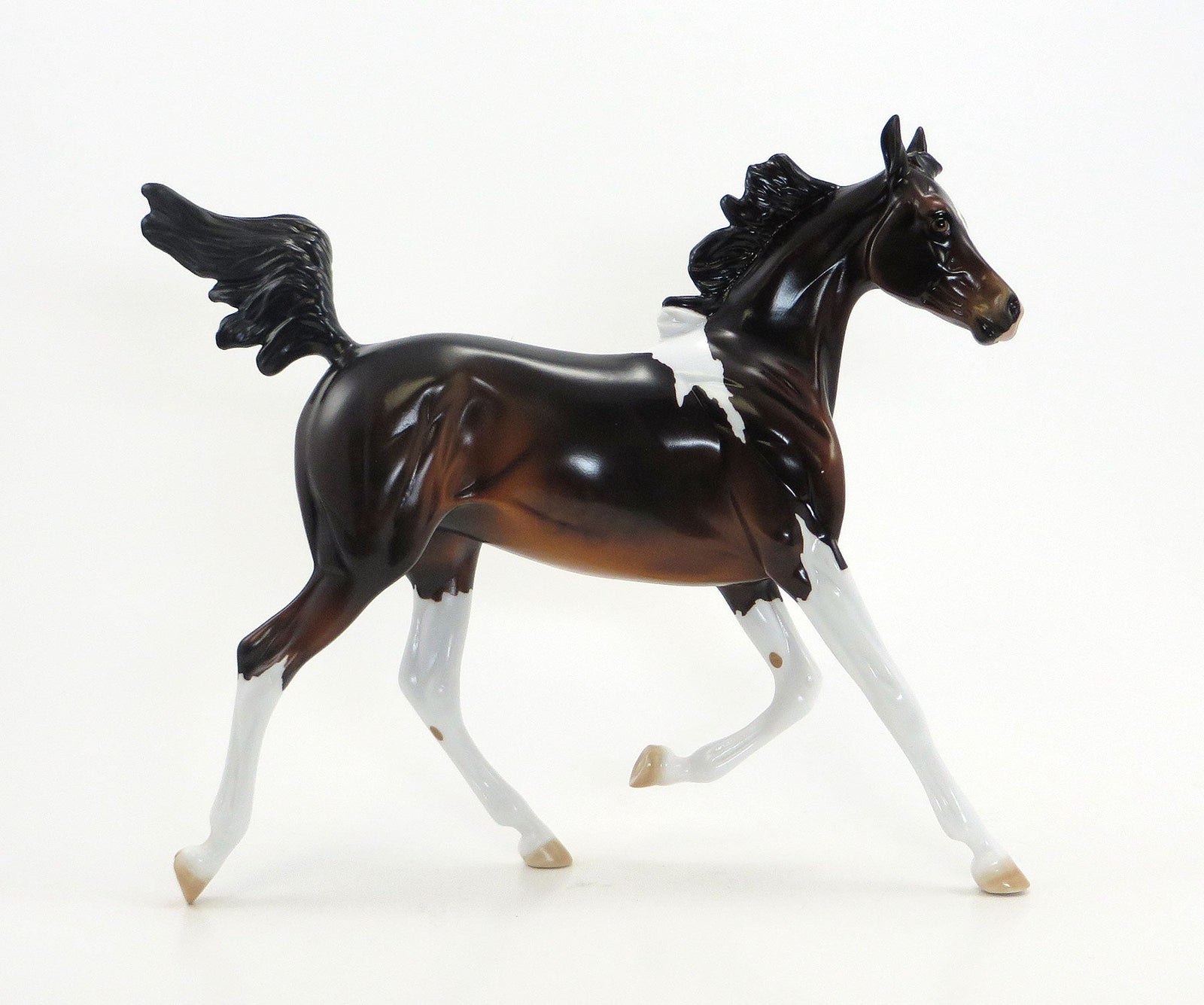 UNCLE SAMS DAUGHTER - Seal Bay Pinto Yearling Model Horse - LE15 - 7/3