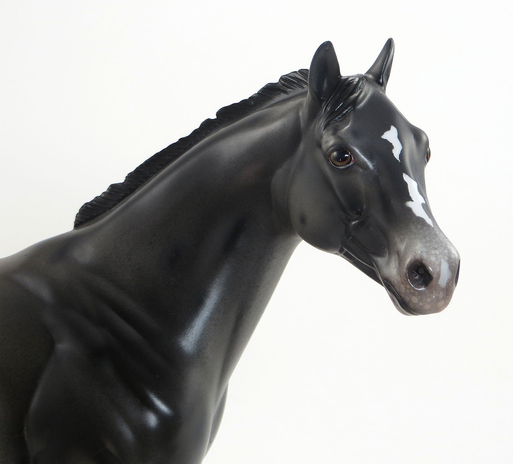 HOME OF THE BRAVE - OOAK Dark Appaloosa Stock Model Horse - 7/3