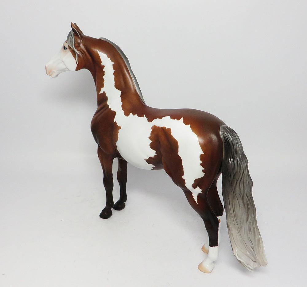 GALE WARNING-LE.4 DAPPLE SILVER BAY MARE MORGAN MODEL HORSE 9/6/17