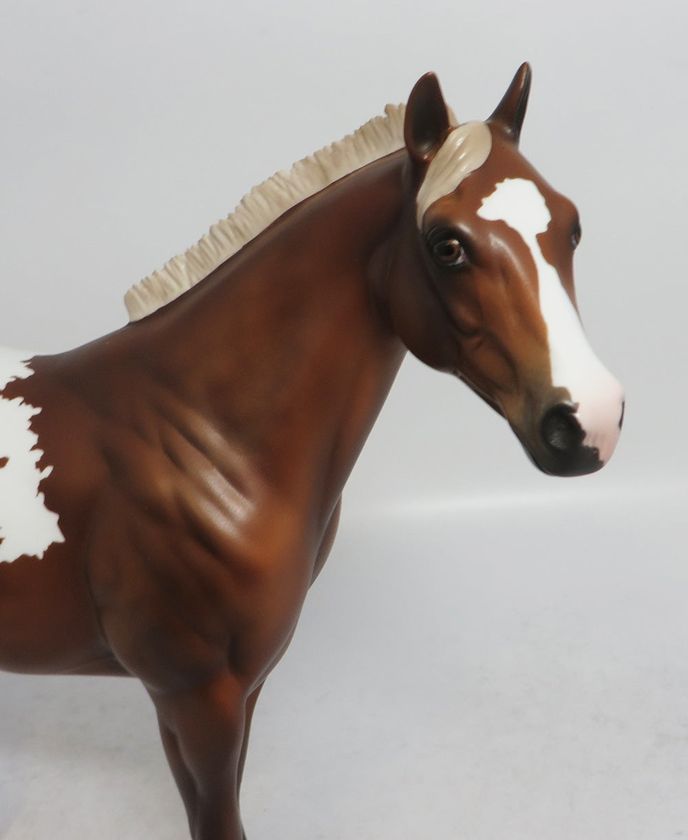 GAHANNA  - LE7 CHESTNUT APPALOOSA ISH MODEL HORSE EA2018