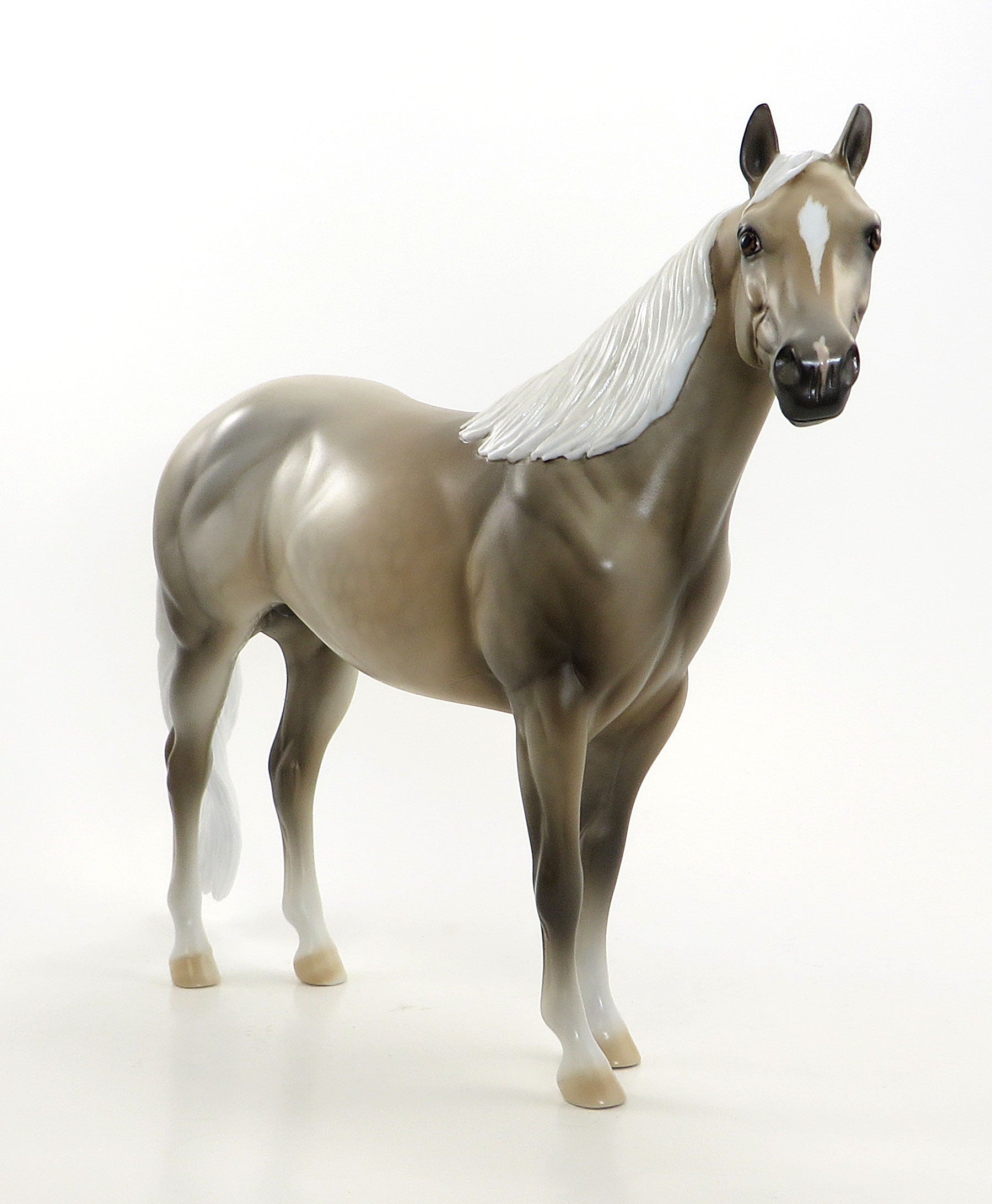 PATRIOTIC HEART- OOAK Sooty Palomino Stock Horse  7/3