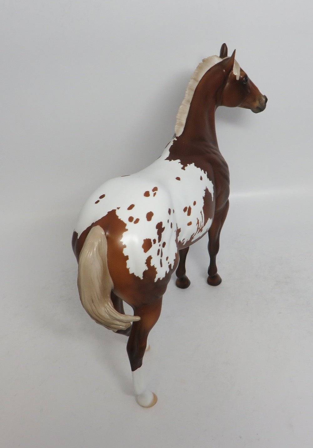 GAHANNA  - LE7 CHESTNUT APPALOOSA ISH MODEL HORSE EA2018