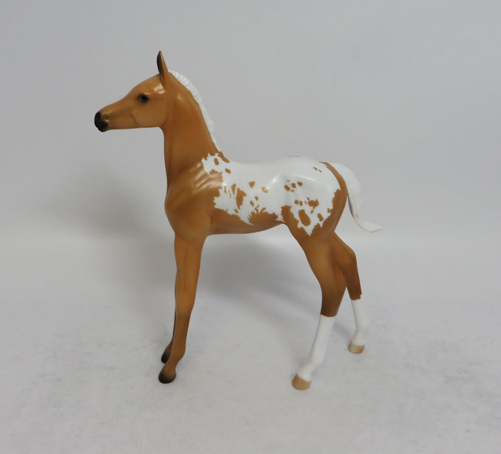BUTTER BALL - LE3 PALOMINO APPALOOSA FOAL MODEL HORSE SHCF2018