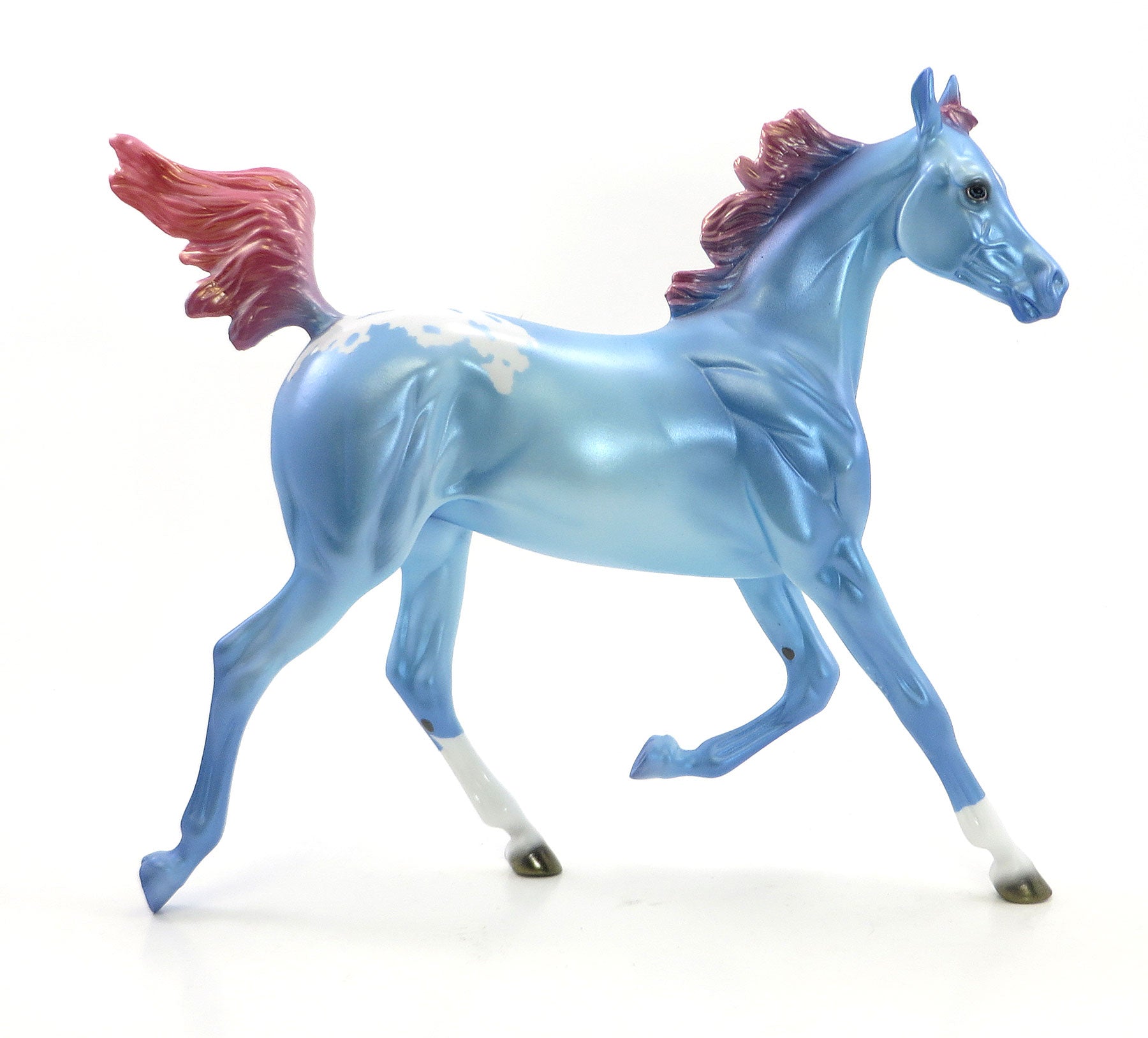 PLAYING WITH SPARKLERS - OOAK Decorator Model Horse Yearling - 7/3