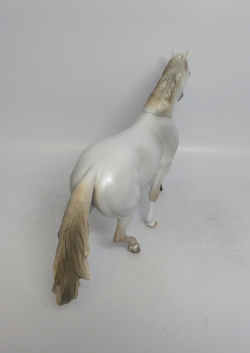 CENTENNIAL - OOAK PEARLY GREY PONY MODEL HORSE SHCF2018