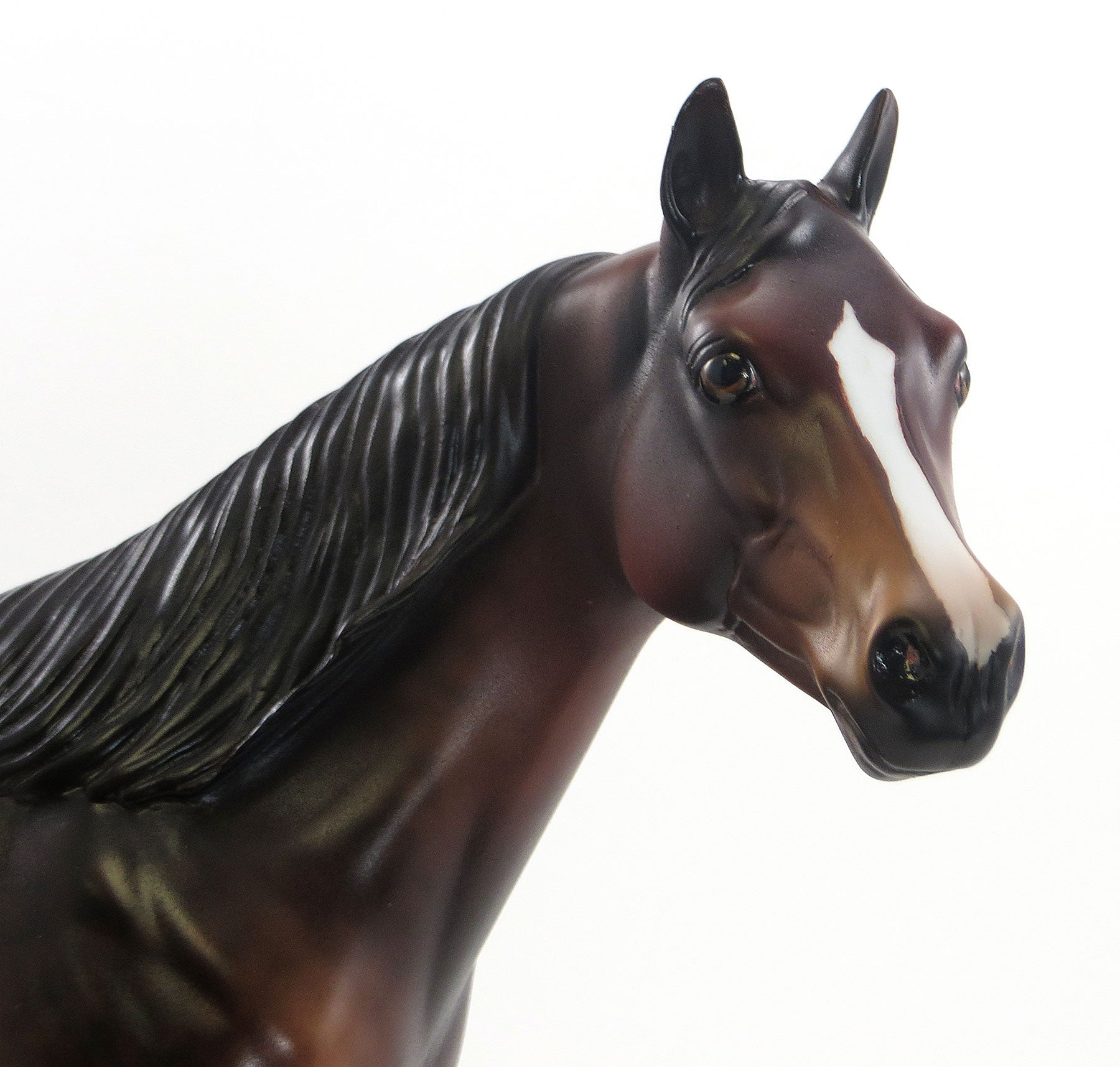 FREESBEE ME- OOAK Seal Bay Stock Model Horse Mare - 7/3