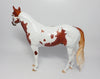 DAMIEN~OOAK CHESTNUT ROAN PINTO ISH MODEL HORSE 9/15/17