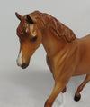 PEACH - OOAK CHESTNUT PONY MODEL HORSE SHCF2018