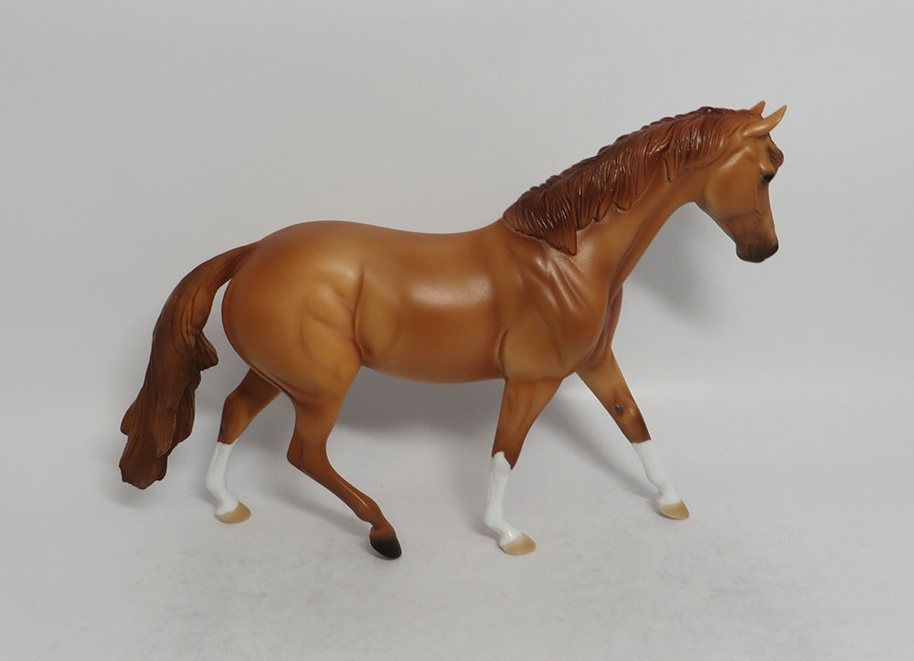 PEACH - OOAK CHESTNUT PONY MODEL HORSE SHCF2018