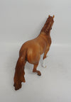 PEACH - OOAK CHESTNUT PONY MODEL HORSE SHCF2018