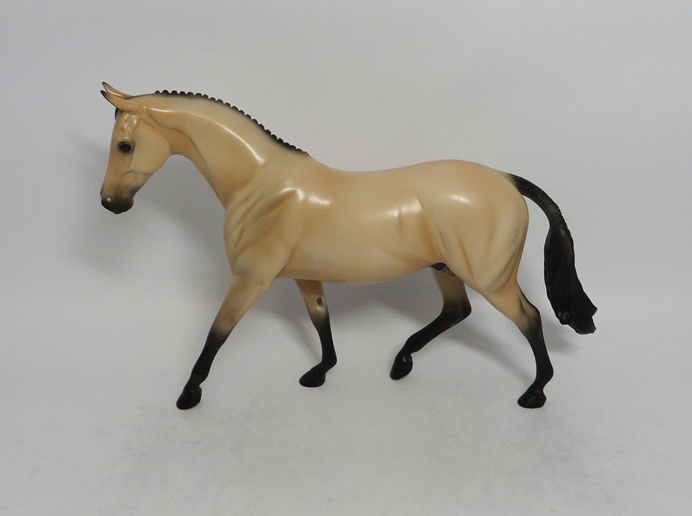 PRAIRIE - OOAK BUCKSKIN PONY MODEL HORSE SHCF2018