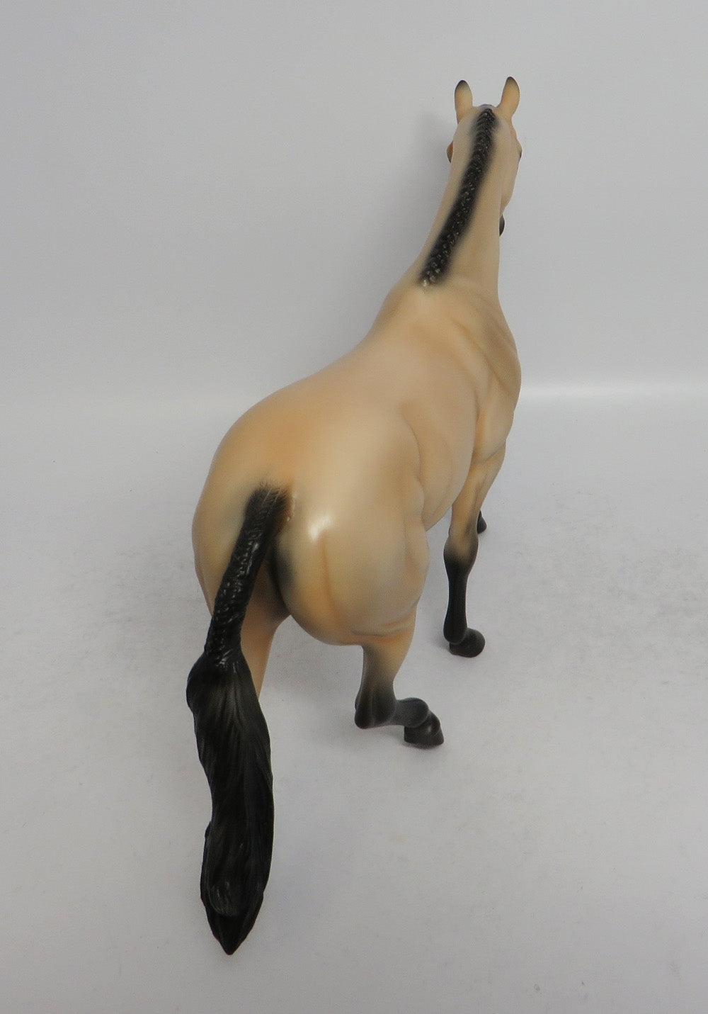 PRAIRIE - OOAK BUCKSKIN PONY MODEL HORSE SHCF2018