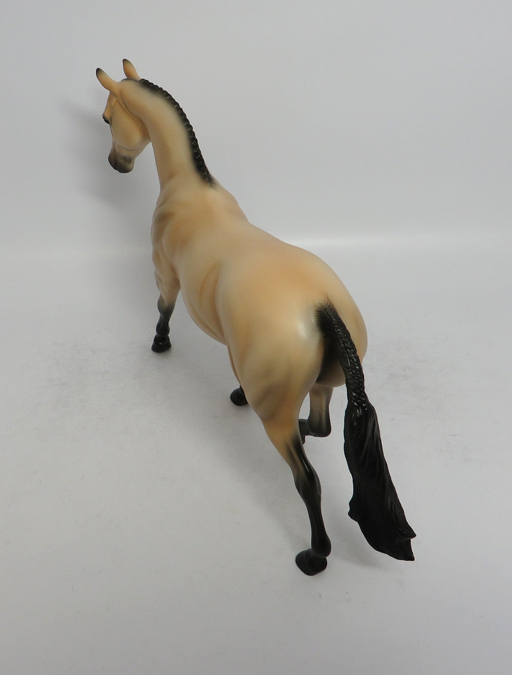 PRAIRIE - OOAK BUCKSKIN PONY MODEL HORSE SHCF2018