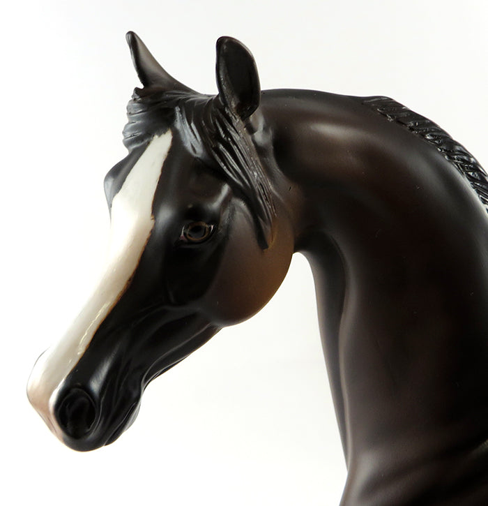 BROWN BETTY-OOAK DAPPLED BAY MARE ARABIAN MODEL HORSE 10/5/16