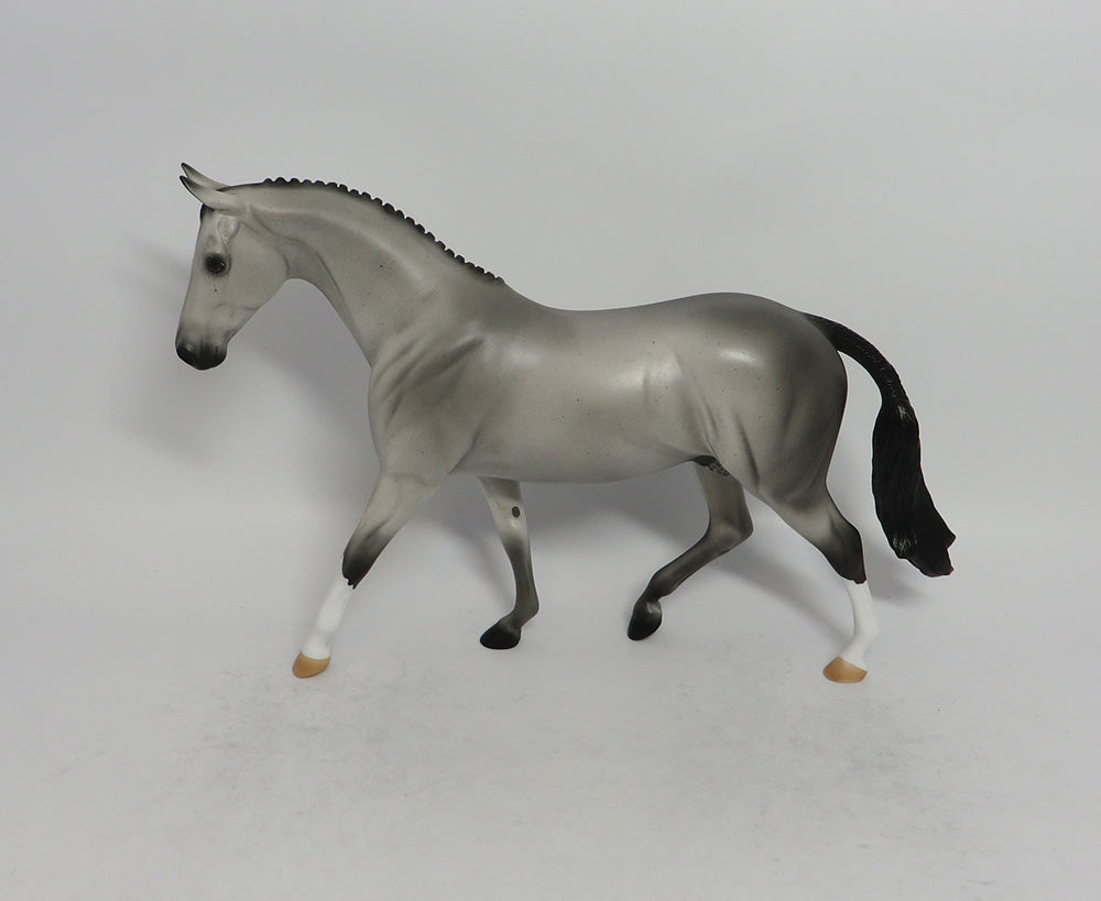 PELICAN - OOAK BLUE ROAN PONY MODEL HORSE SHCF2018