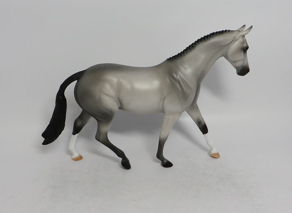 PELICAN - OOAK BLUE ROAN PONY MODEL HORSE SHCF2018