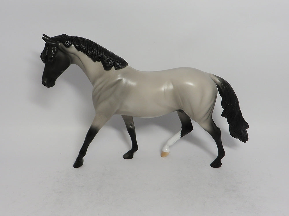 HOOSIER - OOAK GRULLA PONY MODEL HORSE SHCF2018