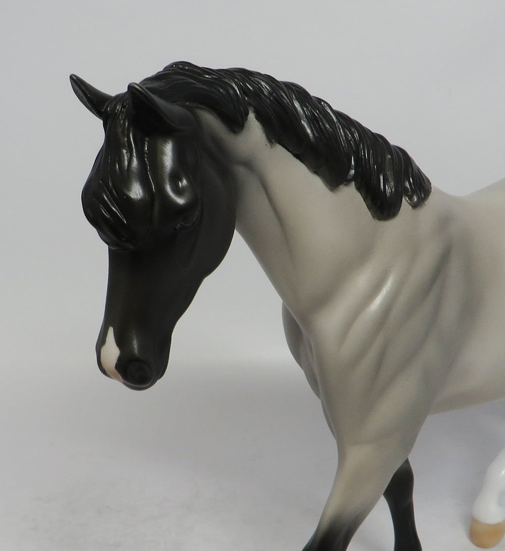HOOSIER - OOAK GRULLA PONY MODEL HORSE SHCF2018