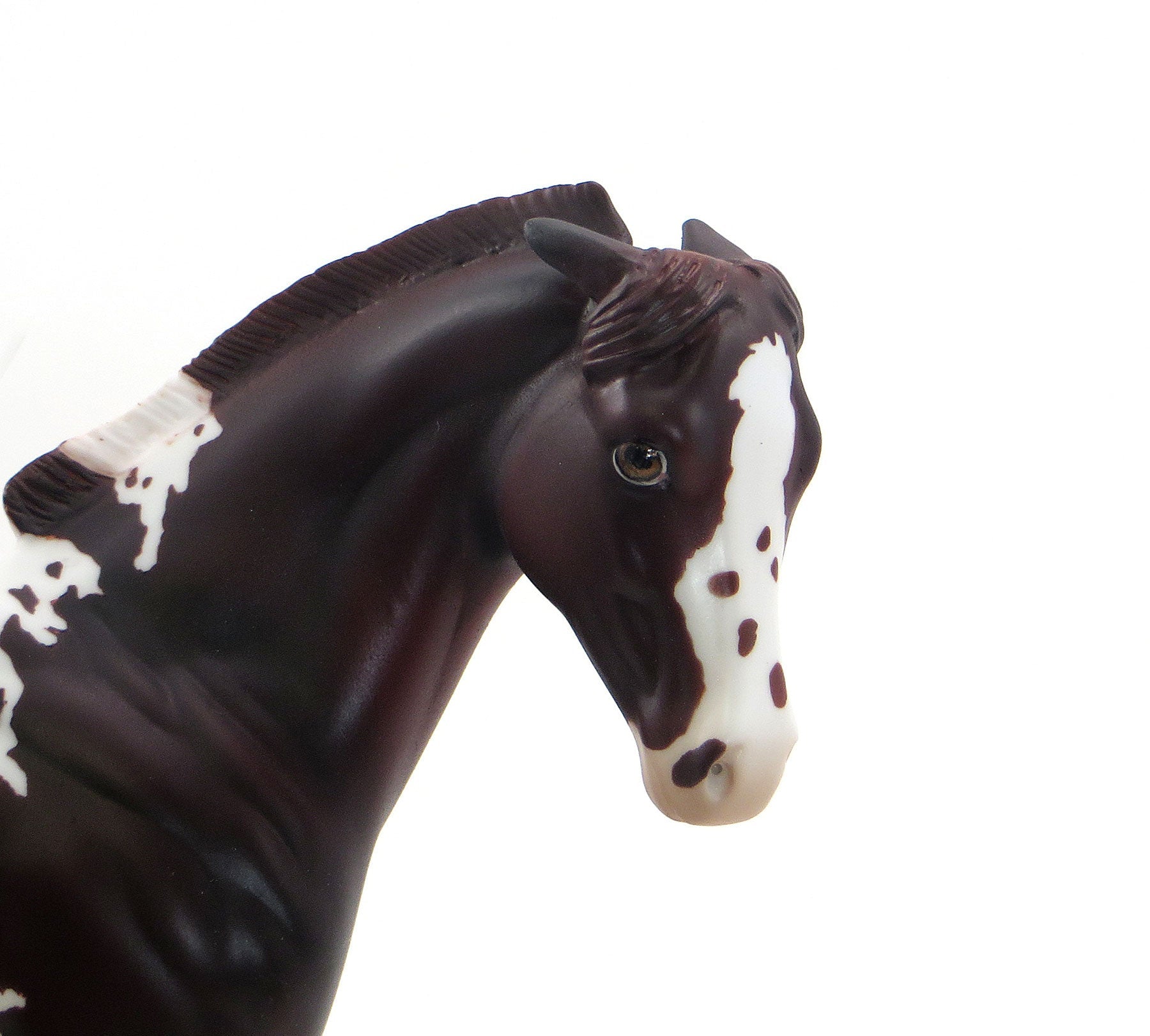 MISS DEE LIGHTFUL - Dark Red Chestnut Weanling Paint Model Horse - LE6 - EQ 2015 - 7/23