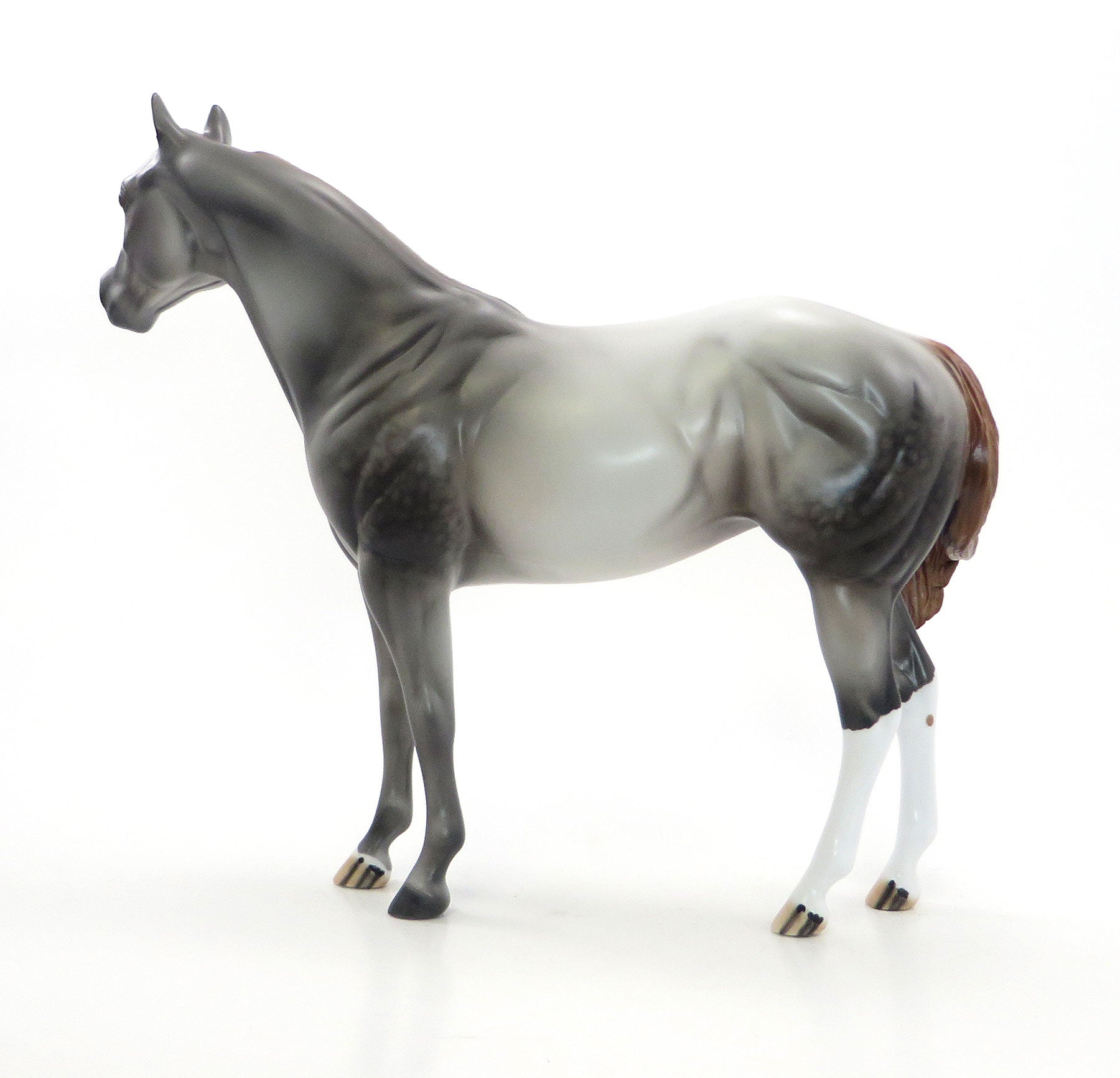 NEIGHING NALA - Chestnut Going Grey Stock Model Horse - LE6 - 7/10