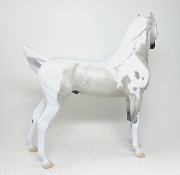 WAUNAKEE-LE-2 DAPPLE GREY PAINT ARABIAN MODEL HORSE 4/21