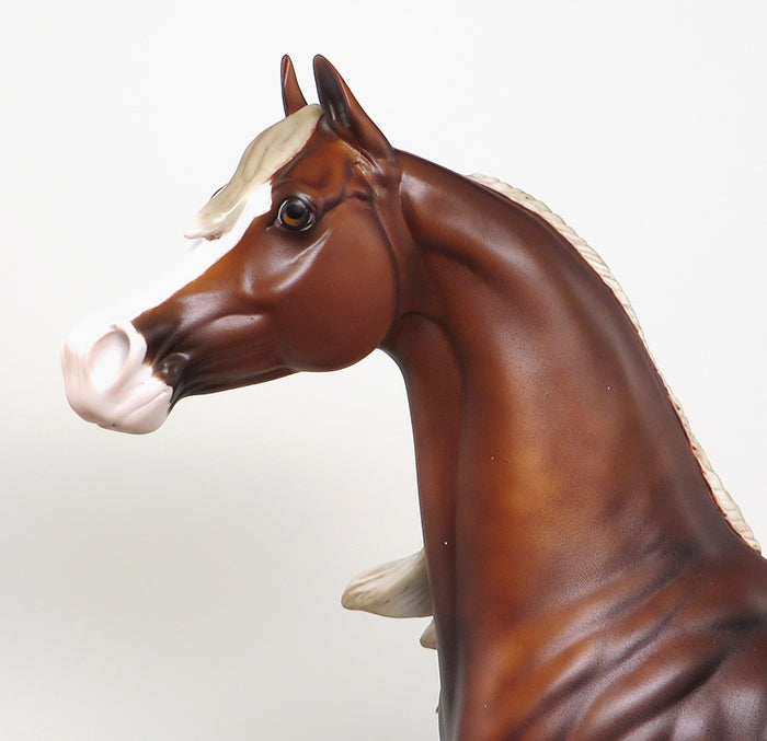 MANASHA-OOAK CHESTNUT ARABIAN MODEL HORSE 4/21