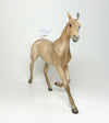 MEQUON-LE-3 DAPPLE PALOMINO YEARLING MODEL HORSE 4/21