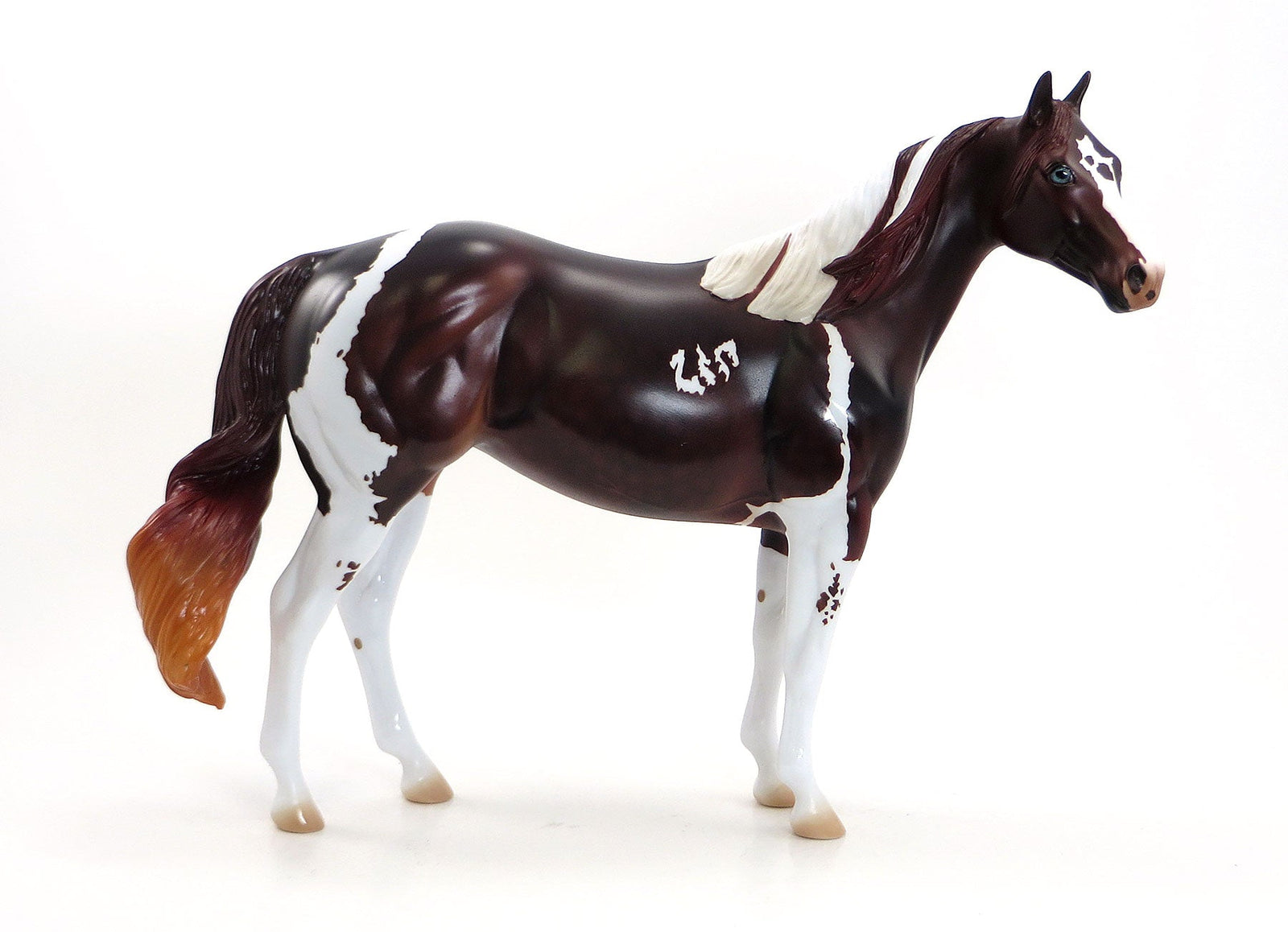 REDEE LOVE-  Dark Red Chestnut Paint Stock Model Horse Mare - EQ 2015 - LE14 - 7/23