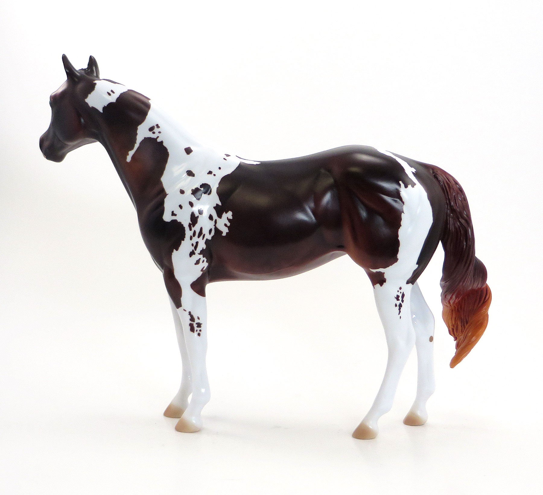 REDEE LOVE-  Dark Red Chestnut Paint Stock Model Horse Mare - EQ 2015 - LE14 - 7/23