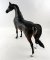 SERAFINA-OOAK DAPPLE BROWN BAY ARABIAN MODEL HORSE 10/11/16