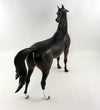 SERAFINA-OOAK DAPPLE BROWN BAY ARABIAN MODEL HORSE 10/11/16