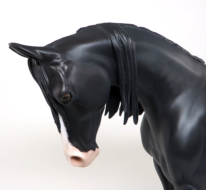 one of a kind model horse spade