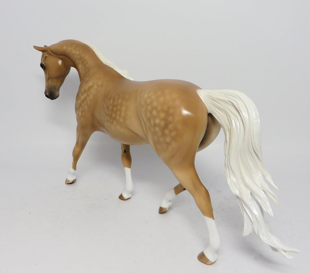 HONKY TONK~OOAK DAPPLE PALOMINO PONY MODEL HORSE BY SHERYL LEISURE 9/12/17
