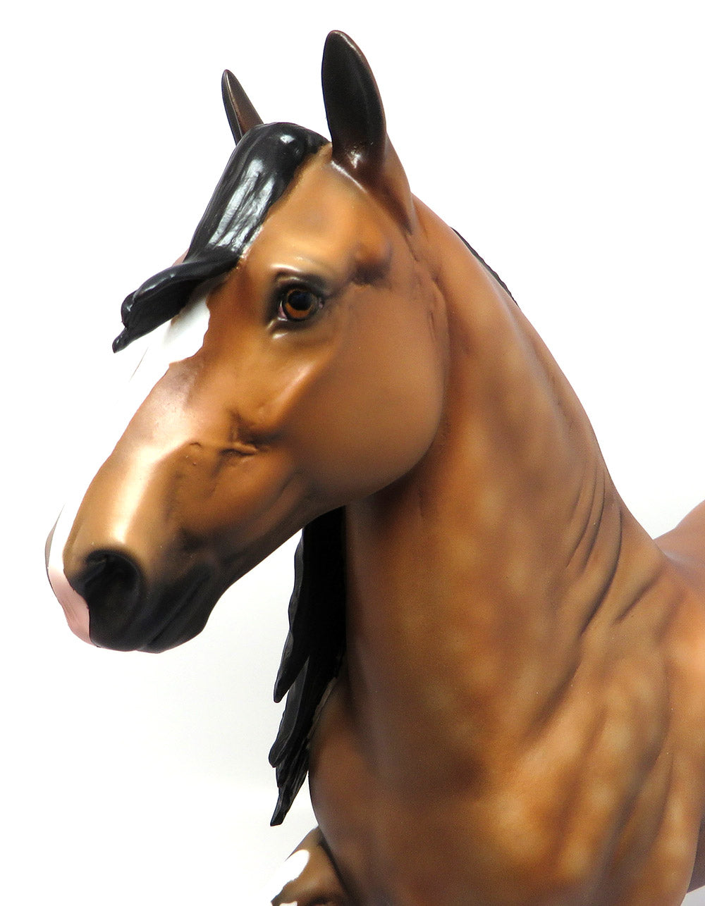 HENDERSON~OOAK DAPPLE BAY TROTTING DRAFTER MODEL HORSE 3/17