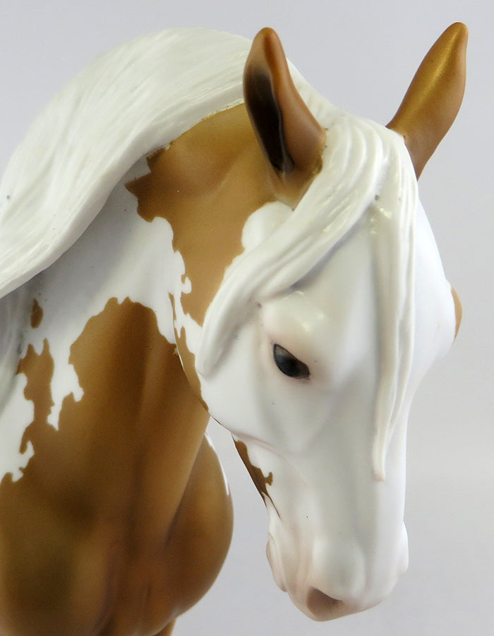 DORADO-OOAK PALOMINO PAINT ANDALUSIAN MODEL HORSE 10/17/2016